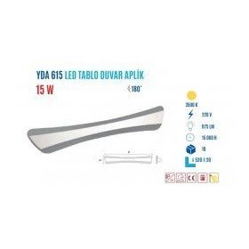 Ycl YDA-615G 15W 52 cm 4000K Yatay Led Duvar Aplik
