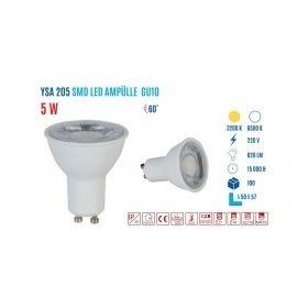 Ycl YSA-205B 5 W GU10 Beyaz Çanak Ampul