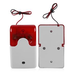 Yctze 12V DSC Alarm Uyumlu Ev Güvenlik Alarm Sistemi Kablolu Strobe Siren Kırmızı Yanıp Sönen Işık Sireni Yangın Alarmı