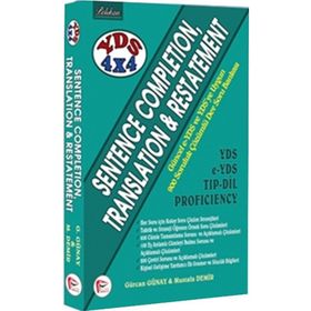 YDS 4X4 Set 1. Kitap Sentence Completion Translation and Restatement - Gürcan Günay Mustafa Demir