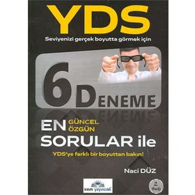 Yds 6 Deneme Sınavı - Naci Düz