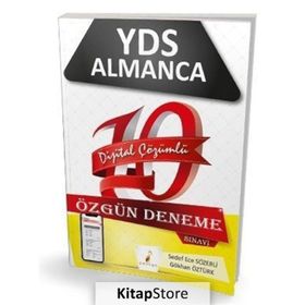 YDS Almanca Dijital Çözümlü Çek Kopart 10 Özgün Deneme Sınavı Gökhan Öztürk Pelikan Yayınları