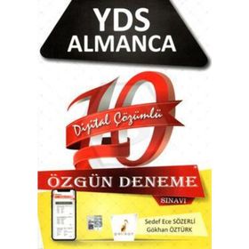 YDS Almanca Dijital Çözümlü Çek Kopart 10 Özgün Deneme Sınavı Gökhan Öztürk Pelikan Yayınları