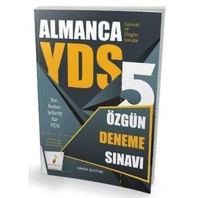 YDS Almanca Özgün 5 Deneme Sınavı Rahim Şentürk Pelikan Yayınevi