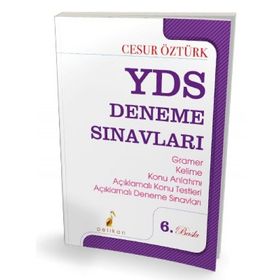 YDS Deneme Sınavları Cesur Öztürk Pelikan Yayınları