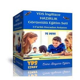 YDS Hazırlık İngilizce Görüntülü Eğitim Seti 75 Ders Videosu Enine Boyuna Eğitim