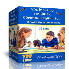 YDS Hazırlık İngilizce Görüntülü Eğitim Seti 75 Ders Videosu Enine Boyuna Eğitim