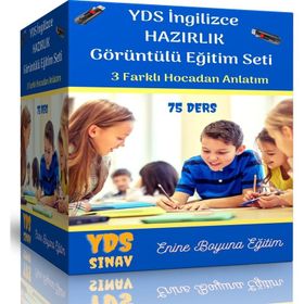 YDS Hazırlık İngilizce Görüntülü Eğitim Seti 75 Ders Videosu Enine Boyuna Eğitim