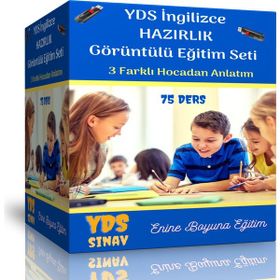 YDS Hazırlık İngilizce Görüntülü Eğitim Seti 75 Ders Videosu Enine Boyuna Eğitim