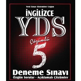 YDS İngilizce 5 Deneme Çözümlü - Pelikan Kitabevi