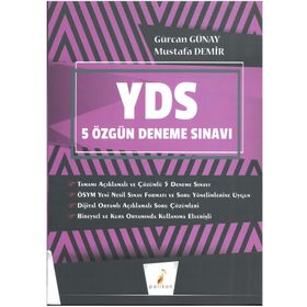 YDS Özgün 5'li Deneme Sınavı-Pelikan Yayınları