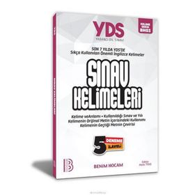 Yds Sınav Kelimeleri 5 Deneme İlaveli-Benim Hocam Yayınları