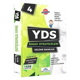YDS Sınav Stratejileri 4 Kelime Bankası - Suat Gürcan Ercüment Cem Çuhadar suat ridvan gurbuz Sertan Acar