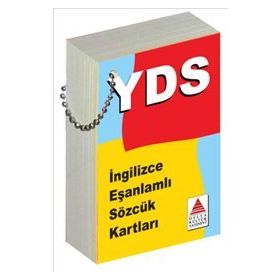 YDS Sınavları İçin İngilizce Eşanlamlı Sözcük Kartları - Delta Kültür Yayınevi