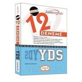 YDS Tamamı Çözümlü Özgün 12 Deneme Sınavı Yediiklim Yayınları