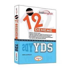 YDS Tamamı Çözümlü Özgün 12 Deneme Sınavı Yediiklim Yayınları