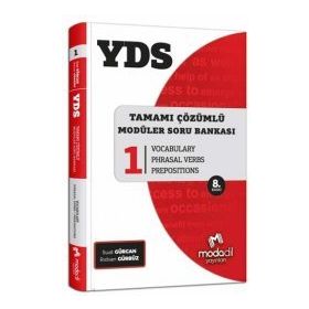 YDS Tamamı Çözümlü Soru Bankası Serisi 1 Vocabulary Modadil Yayınları