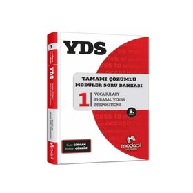 YDS Tamamı Çözümlü Soru Bankası Serisi 1 Vocabulary Modadil Yayınları