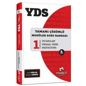 YDS Tamamı Çözümlü Soru Bankası Serisi 1 Vocabulary Modadil Yayınları