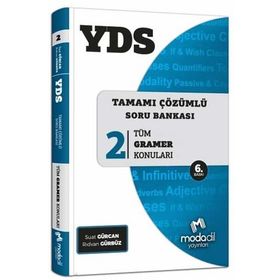 YDS Tamamı Çözümlü Soru Bankası Serisi 2 Tüm Gramer Konuları Modadil Yayınları