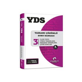 YDS Tamamı Çözümlü Soru Bankası Serisi 3 Cloze Tests Modadil Yayınları