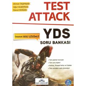 YDS Test Attack Soru Bankası - Uğur Albayrak Ahmet Taşpınar Davut Doğan