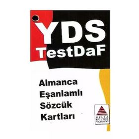 YDS Test Daf Almanca Sözcük Kartları Delta Kültür Yayınları