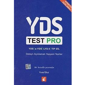 YDS Test Pro Detaylı Açıklamalı Yepyeni Testler - Yusuf Boz