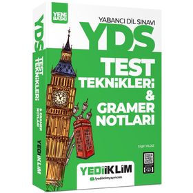 YDS Test Teknikleri Ve Gramer Notları Yediiklim Yayınları
