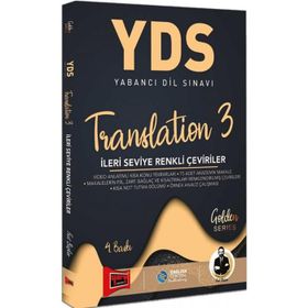 YDS Translation 3 İleri Seviye Renkli Çeviriler Yargı Yayınları