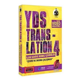 YDS Translation 4 İleri Seviye Renkli Çeviriler Tamamı Video Anlatımlı-Yargı Yayınlar