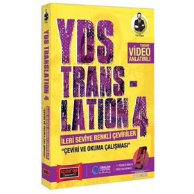 Yds Translation 4 İleri Seviye Renkli Çeviriler-Yargı Yayınları