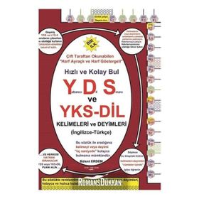 YDS ve YKS-Dil Kelimeleri ve Deyimleri-İngilizce Türkçe Sokak Kitapları Yayınları