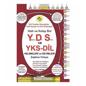 YDS ve YKS-Dil Kelimeleri ve Deyimleri-İngilizce Türkçe Sokak Kitapları Yayınları
