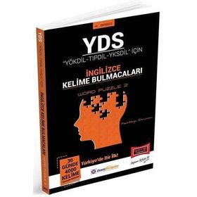 YDS YÖKDİL TIPDİL YKSDİL İçin İngilizce Kelime Bulmacaları Word Puzzle 2-Yargı Yayınları