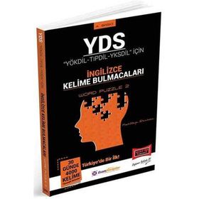YDS YÖKDİL TIPDİL YKSDİL İçin İngilizce Kelime Bulmacaları Word Puzzle 2-Yargı Yayınları