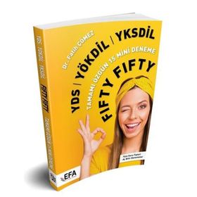 YDS YÖKDİL YKSDİL FIFTY FIFTY 15 Mini Deneme - Benim Hocam Yayınları