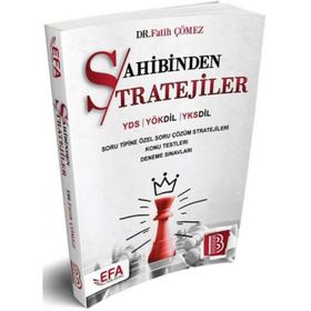 YDS YÖKDİL YKSDİL Sahibinden Stratejiler (EFA Serisi) Benim Hocam Yayınları