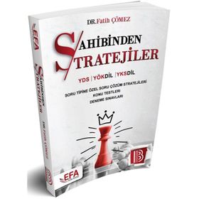 YDS YÖKDİL YKSDİL Sahibinden Stratejiler (EFA Serisi) Benim Hocam Yayınları