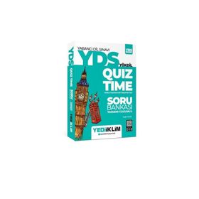 YDSYÖKDİL Quiz Time Tamamı Çözümlü Soru Bankası - Yediiklim Yayınları
