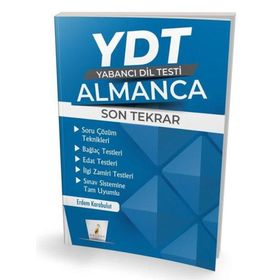 YDT Almanca Son Tekrar - Pelikan Yayınları