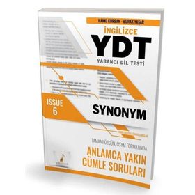 YDT İngilizce Synonym Issue 6 Pelikan Yayınları