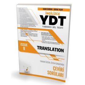 YDT İngilizce Translation Issue 8 Pelikan Yayınları