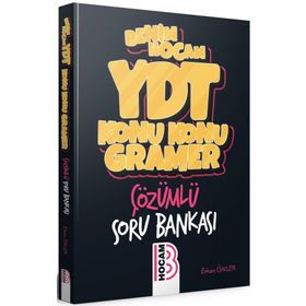 YDT Konu Konu Gramer Çözümlü Soru Bankası - Benim Hocam Yayınları