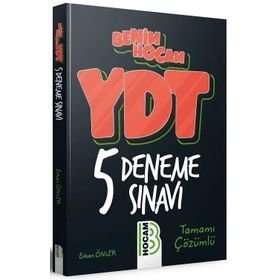 YDT Tamamı Çözümlü 5 Deneme Sınavı - Benim Hocam Yayınları
