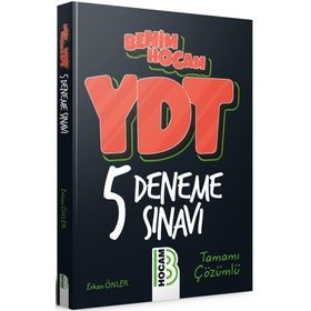 YDT Tamamı Çözümlü 5 Deneme Sınavı - Benim Hocam Yayınları