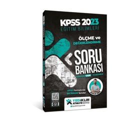 Yediiklim 2023 KPSS Eğitim Bilimleri Ölçme ve Değerlendirme Tamamı Video Çözümlü Soru Bankası