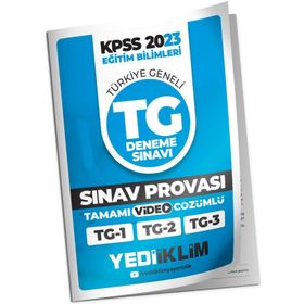 Yediiklim 2023 KPSS Eğitim Bilimleri Türkiye Geneli Sınav Provası Deneme (1-2-3) Tamamı Video Çözümlü