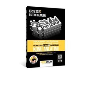 Yediiklim Kpss 2022 Ösym Ne Sorar Program Geliştirme Video Destekli Konu Anlatımı