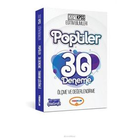 Yediiklim KPSS Eğitim Bilimleri Ölçme Ve Değerlendirme Tamamı Çözümlü 30 Popüler Deneme